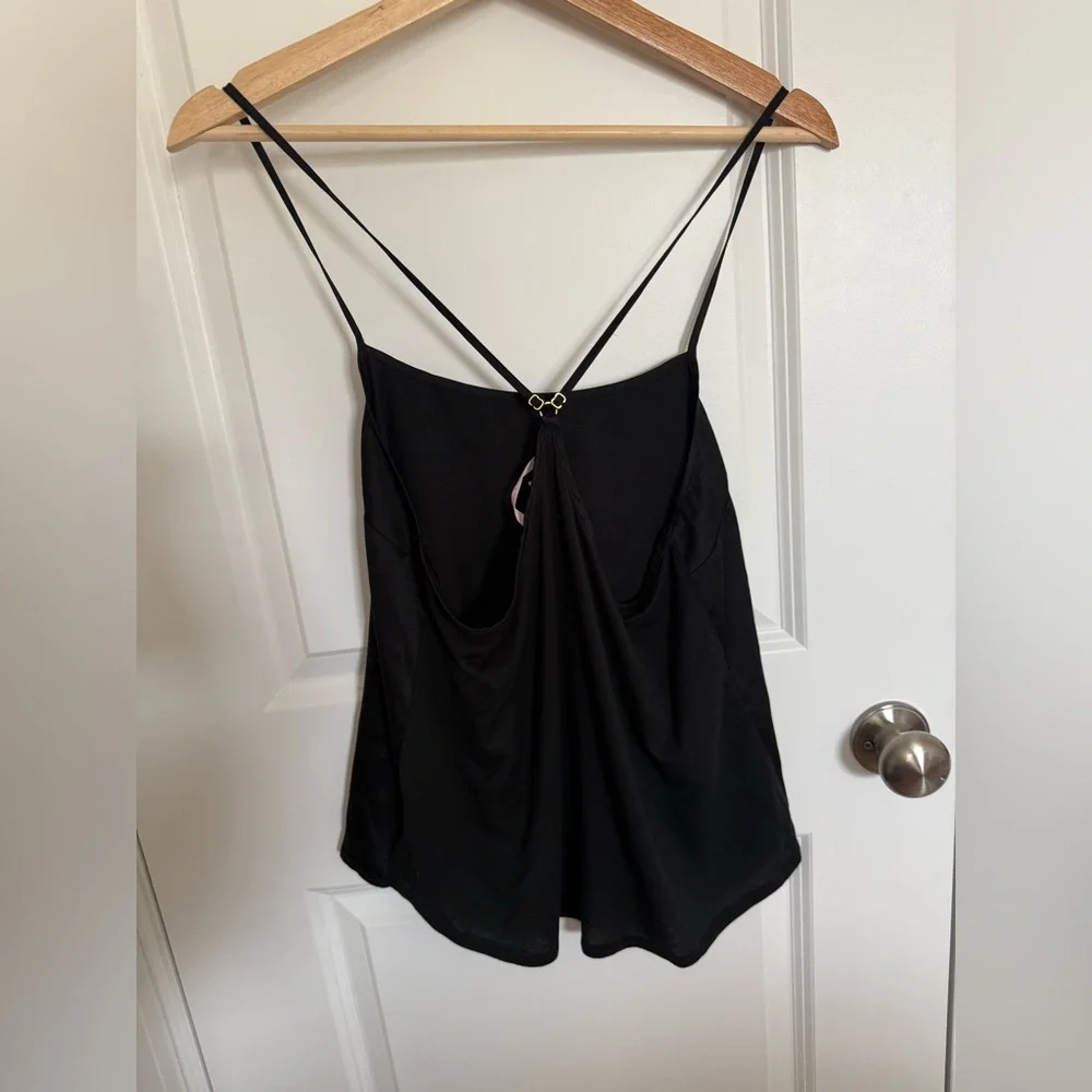 Victoria’s Secret Black Women's Top Silk and Cotton Size M - Picture 4 of 6